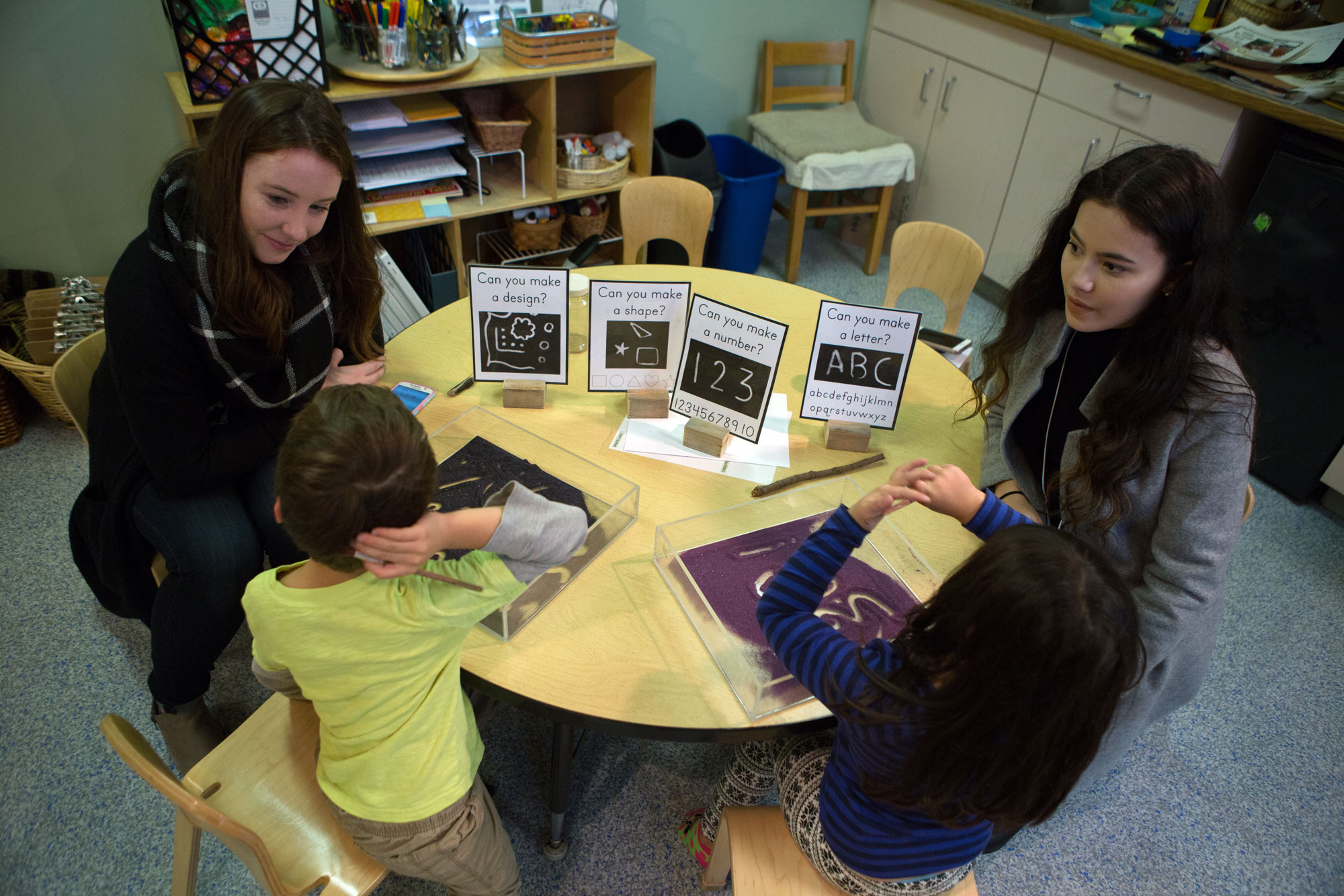 A group lesson at the WWU Associated Students Child Development Center